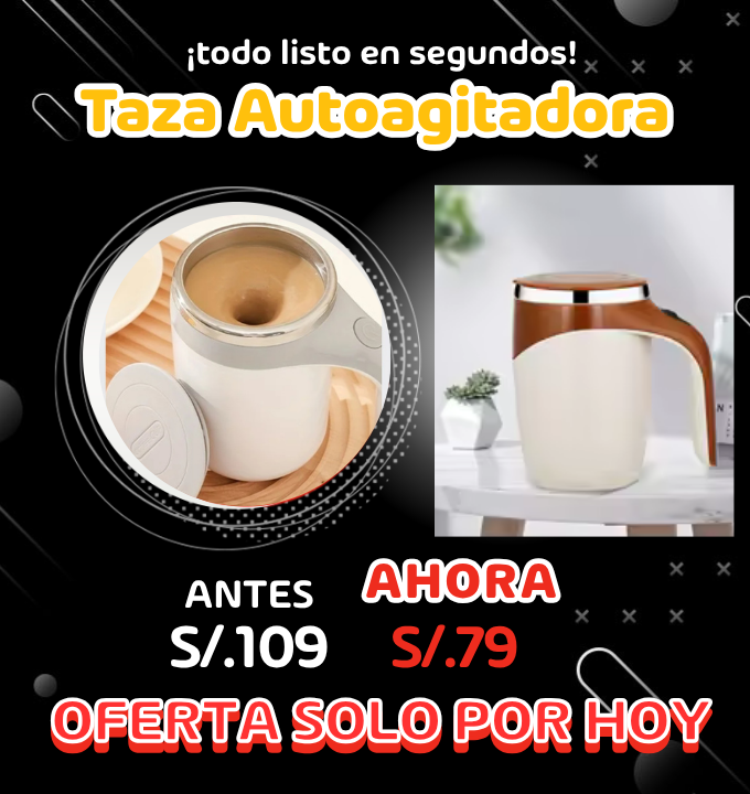 Tasa Autoagitadora Multifuncional