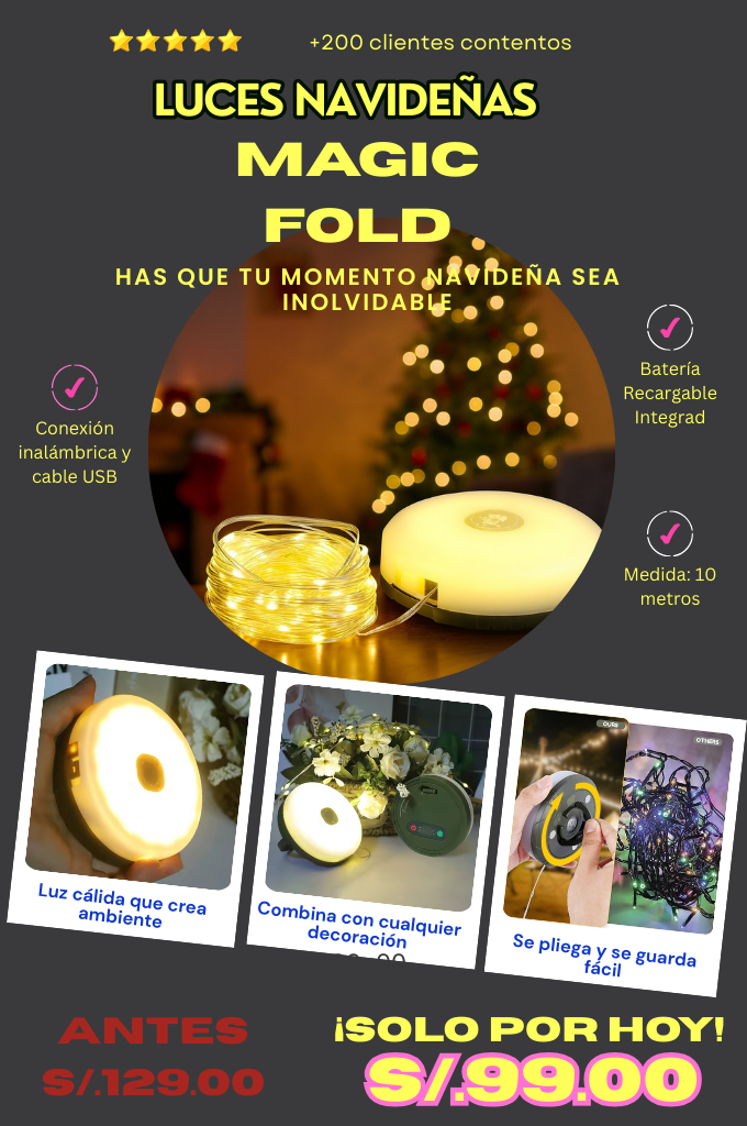 Luces Magic Fold